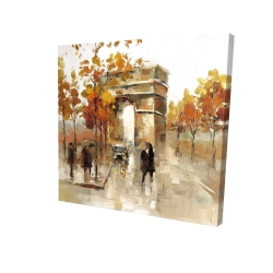 Arc de triomphe in autumn