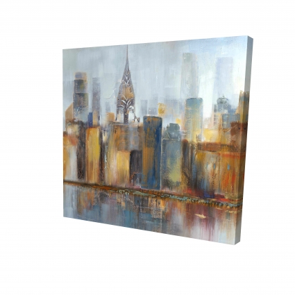 Cityscape with chrysler building
