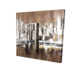 Aged finish brooklyn bridge