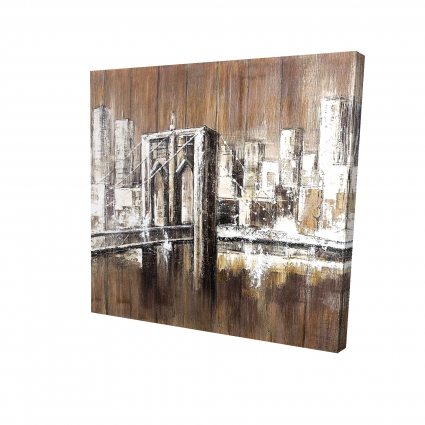 Aged finish brooklyn bridge