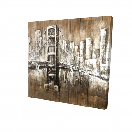 Aged finish golden gate