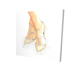Studded high heels