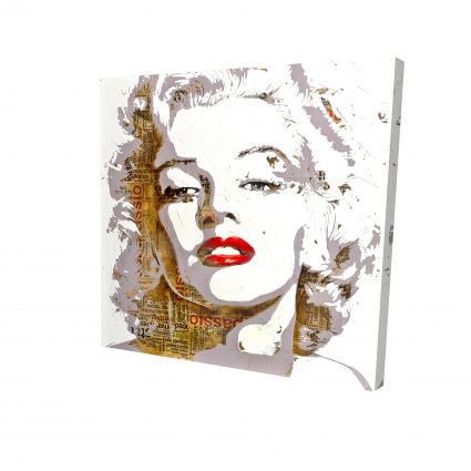 Marilyn monroe with typography