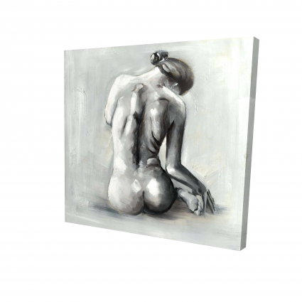 Nude woman from behind