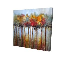 Colorful leaves trees