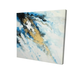 Marbre bleu et doré