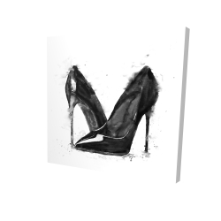 Chaussures noires à talons hauts