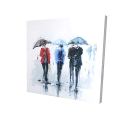 Toile 24 x 24 - 3D - Douche de printemps