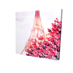 Pink eiffel tower