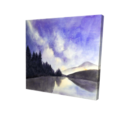 Starry view on the lake