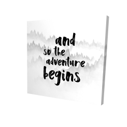 And so the adventure begins