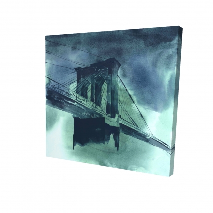 Abstract view of brooklyn bridge