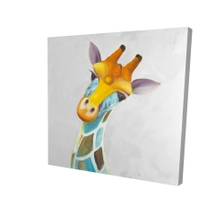 Colorful giraffe