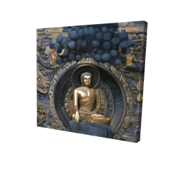 Canvas 36 x 36 - 3D - Grand buddha at lingshan scenic area in china
