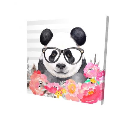 Panda with glasses