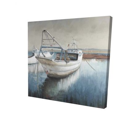 Fishing boat desatured