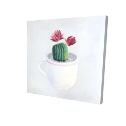 Mini cactus in a cup