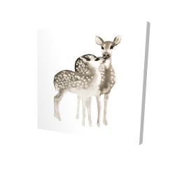 Sepia fawns love