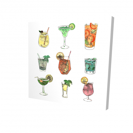 Cocktails colorés