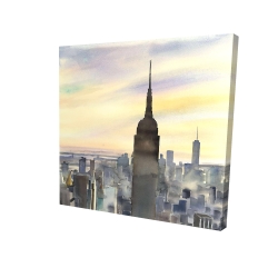 Couché de soleil sur new-york