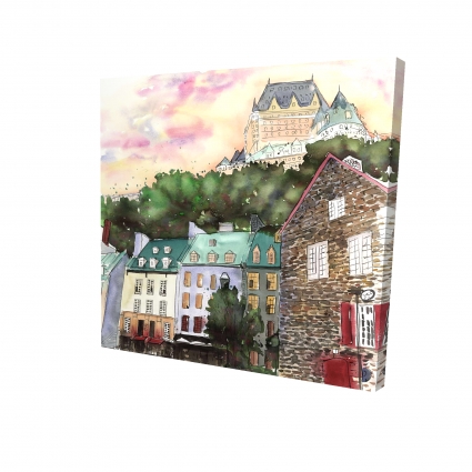 Château frontenac in the petit champlain