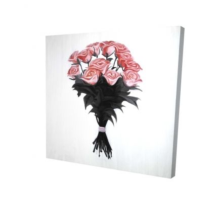Bouquet de roses corail