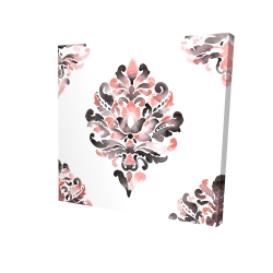 Ornement baroque corail