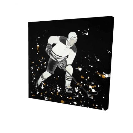 Hockey player in action