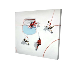 Partie de hockey mouvementé