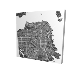 Plan graphique de san francisco