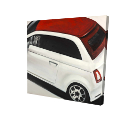 Italian red and white car