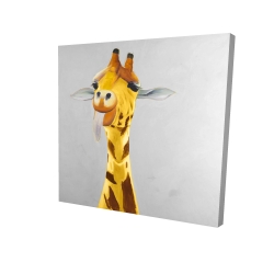 Funny giraffe face