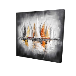 Canvas 36 x 36 - 3D - Sails on the winds