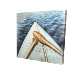 Canvas 36 x 36 - 3D - Canoe adventure