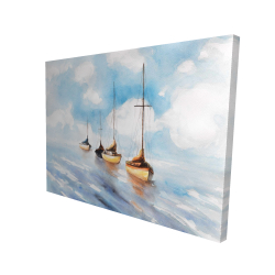 Sailboats in the sea