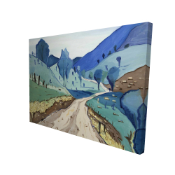 Canvas 36 x 48 - 3D - Tuscany trail