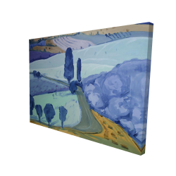 Canvas 36 x 48 - 3D - Tuscany field