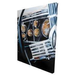 Canvas 36 x 48 - 3D - Vintage car interior