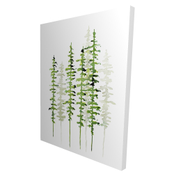 Canvas 36 x 48 - 3D - Slim trees