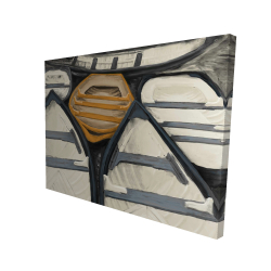 Canvas 36 x 48 - 3D - Canoes