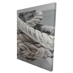 Twisted boat rope