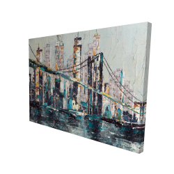 Abstract and texturized bridge
