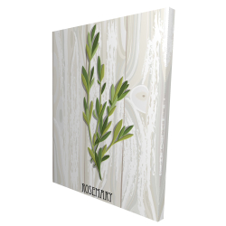 Rosemary on wood