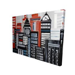 Geometric urban landscape