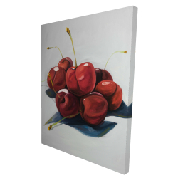 Canvas 36 x 48 - 3D - Pile of cherries