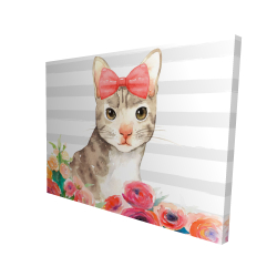Petit chat de fleur
