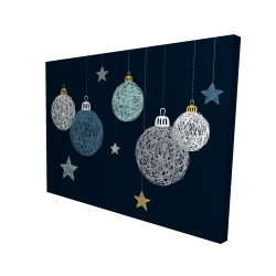 Canvas 36 x 48 - 3D - Christmas ball vector