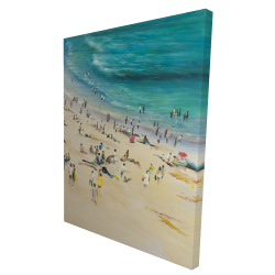 Summer crowd at the beach