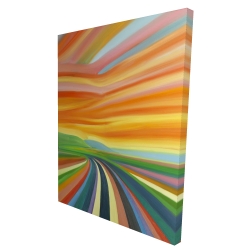 Canvas 36 x 48 - 3D - Colorful road