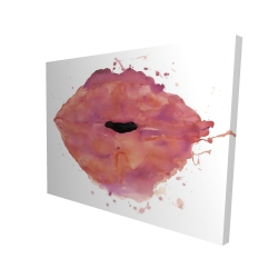 Watercolor pink lipstick